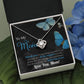 To My Mom Necklace Gift, Special Mother's Gifts, Mom Birthday Gift, Mother's Gift For Mom From Daughter And Son, 925 Silver Necklace Love Knot Necklace With Meaningful Message Card And Box.