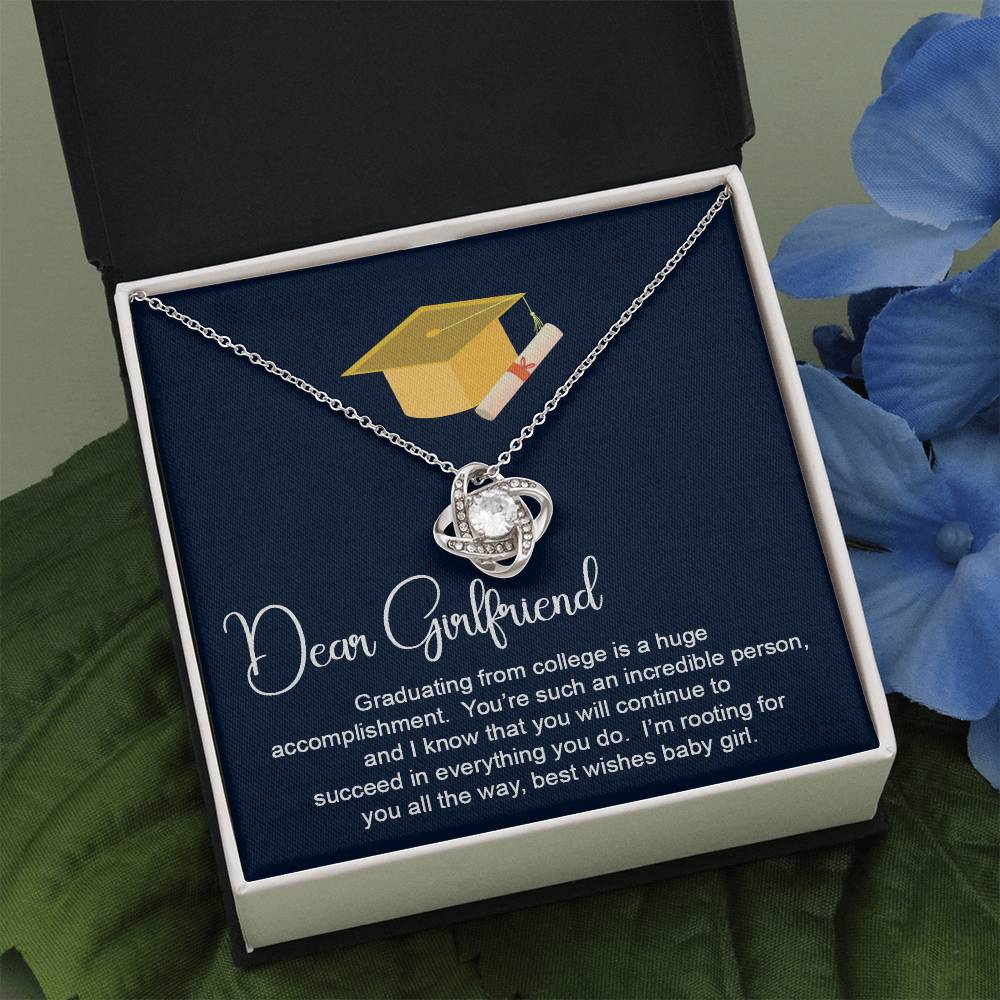 Dear Girlfriend Necklace Girlfriend Graduation Necklace Gift Gift For Graduation Necklace For Girlfriend Proud Of You Graduation Necklace Best Wishes Necklace For Girlfriend Sentimental Gift For Girlfriend Necklace For Girlfriend Necklace For Girlfriend