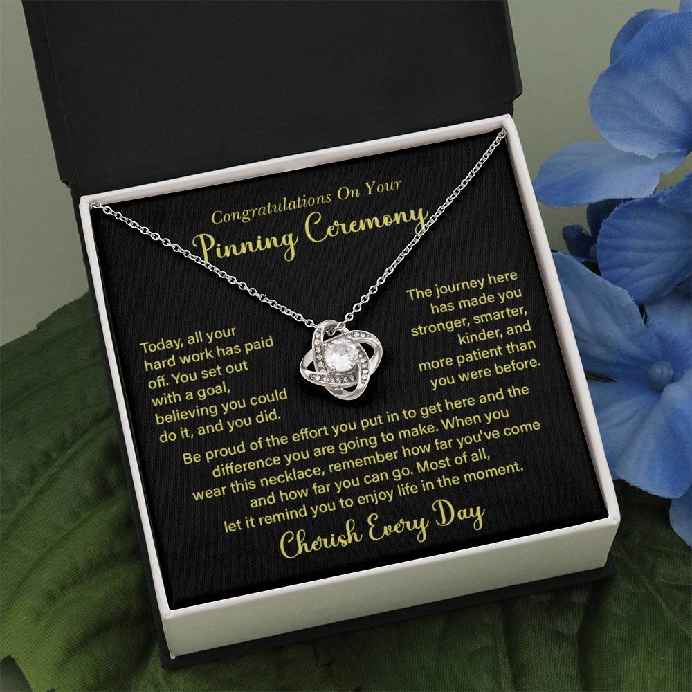 Congratulations On Your Pinning Ceremony Necklace Pinning Ceremony Necklace Gift Congratulations Pinning Ceremony Jewelry Journey Of Success Necklace Pinning Ceremony Milestone Necklace Necklace To Celebrate Hard Work Pinning Ceremony Keepsake Jewelry