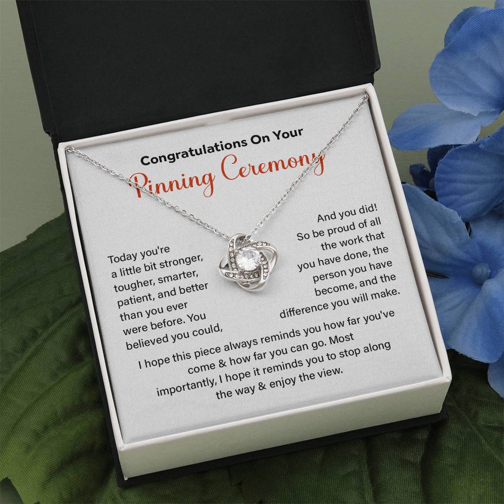 Congratulations On Your Pinning Ceremony Strength And Determination Jewelry Enjoy The View Necklace Best Wishes Necklace Path To Success Necklace Personal Growth Jewelry Motivational Jewelry For New Beginnings Meaningful Gift For Graduates