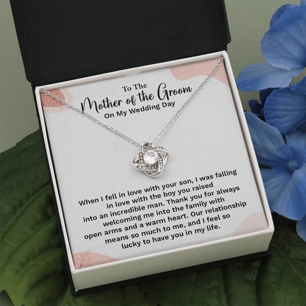 To the Groom's Mother on My Wedding Day Groom’s mother wedding gift Wedding necklace for mother-in-law Heartfelt message for groom’s mom Special gift for groom’s mom Necklace gift for groom’s mother on wedding day Meaningful gift for groom’s mother