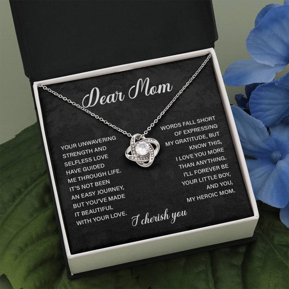 Dear Mom Dear Mom Necklace Gift Thoughtful Gift For Mom Unique Gift For Mother-child Bond Meaningful Gift For Mom Proud Son Gift For Mom Special Occasion Gift For Mom Best Mom Ever Necklace Spiritual Bond With Mom Necklace