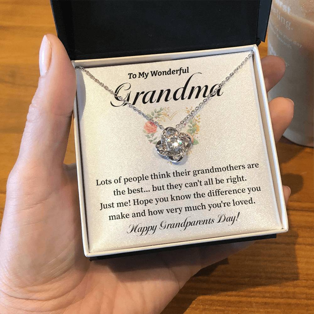 To My Wonderful Grandma Grandma Necklace Gift Heartfelt Gift For Grandma Sentimental Jewelry For Grandmother Granddaughter To Grandma Gift Special Gift For Grandma Grandmother Appreciation Gift Meaningful Gift For Grandma