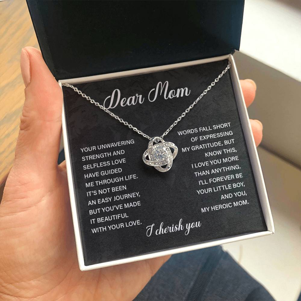 Dear Mom Dear Mom Necklace Gift Thoughtful Gift For Mom Unique Gift For Mother-child Bond Meaningful Gift For Mom Proud Son Gift For Mom Special Occasion Gift For Mom Best Mom Ever Necklace Spiritual Bond With Mom Necklace