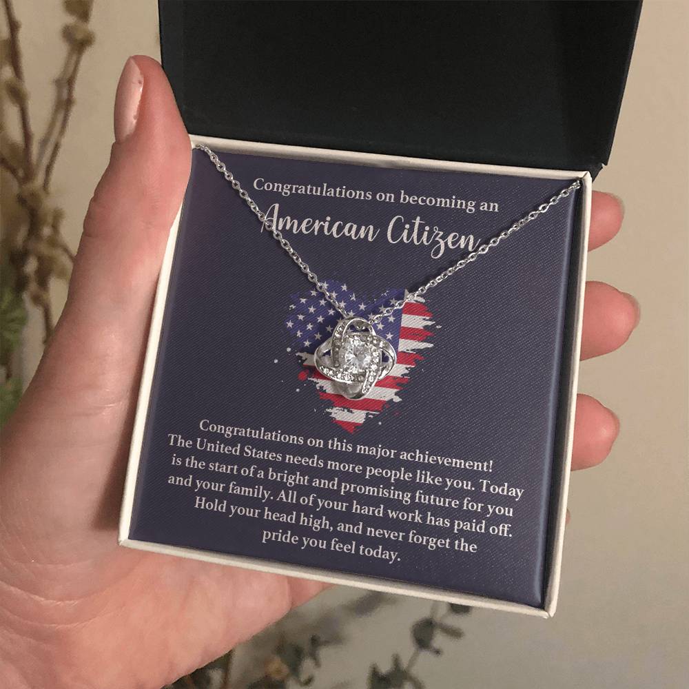 Congratulations Necklace For New American Citizen Proud To Be An American Necklace Proud To Be An American Necklace Gift For Citizenship Milestone Necklace For Proud New U.s. Citizen Gift For Becoming A U.s. Citizen Necklace For U.s. Citizenship Journey