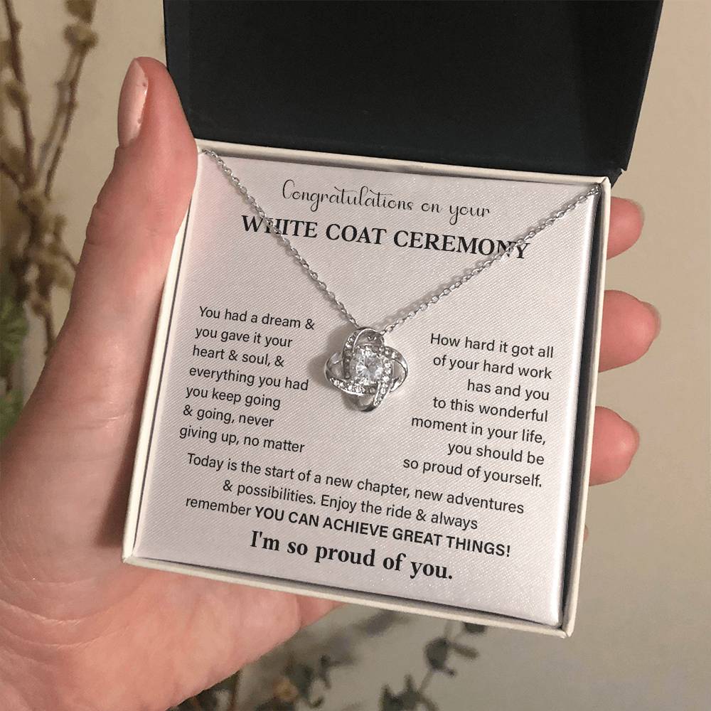 Congratulations On Your White Coat Ceremony White Coat Ceremony Congratulations Necklace New Beginnings Jewelry Meaningful Gift Supportive Gift Emotional Connection Necklace Motivational Jewelry You Are Amazing Necklace