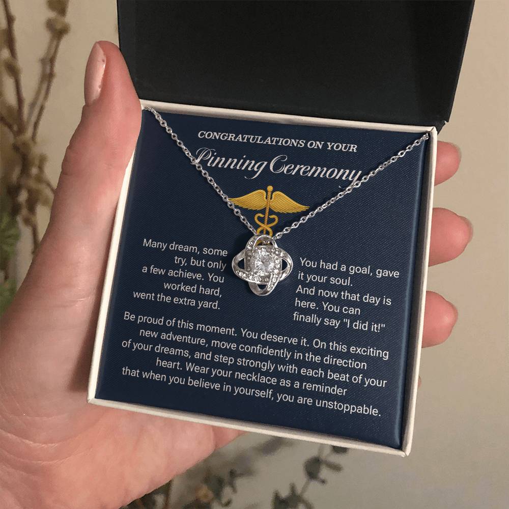 Congratulations On Your Pinning Ceremony Necklace Pinning Ceremony Necklace Gift Congratulations Pinning Ceremony Jewelry Believe In Yourself Necklace Jewelry For New Adventure Graduation Necklace Gift Necklace For Graduates