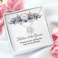 Mother of Groom Gift Necklace with Message Card