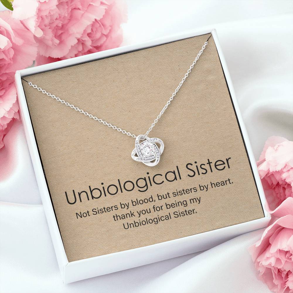 Unbiolofical Sister Necklace Gift for Sister Pendant Necklace With Sentimental  Message.