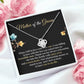 Mother of Groom Necklace Gift – Message Card Jewelry