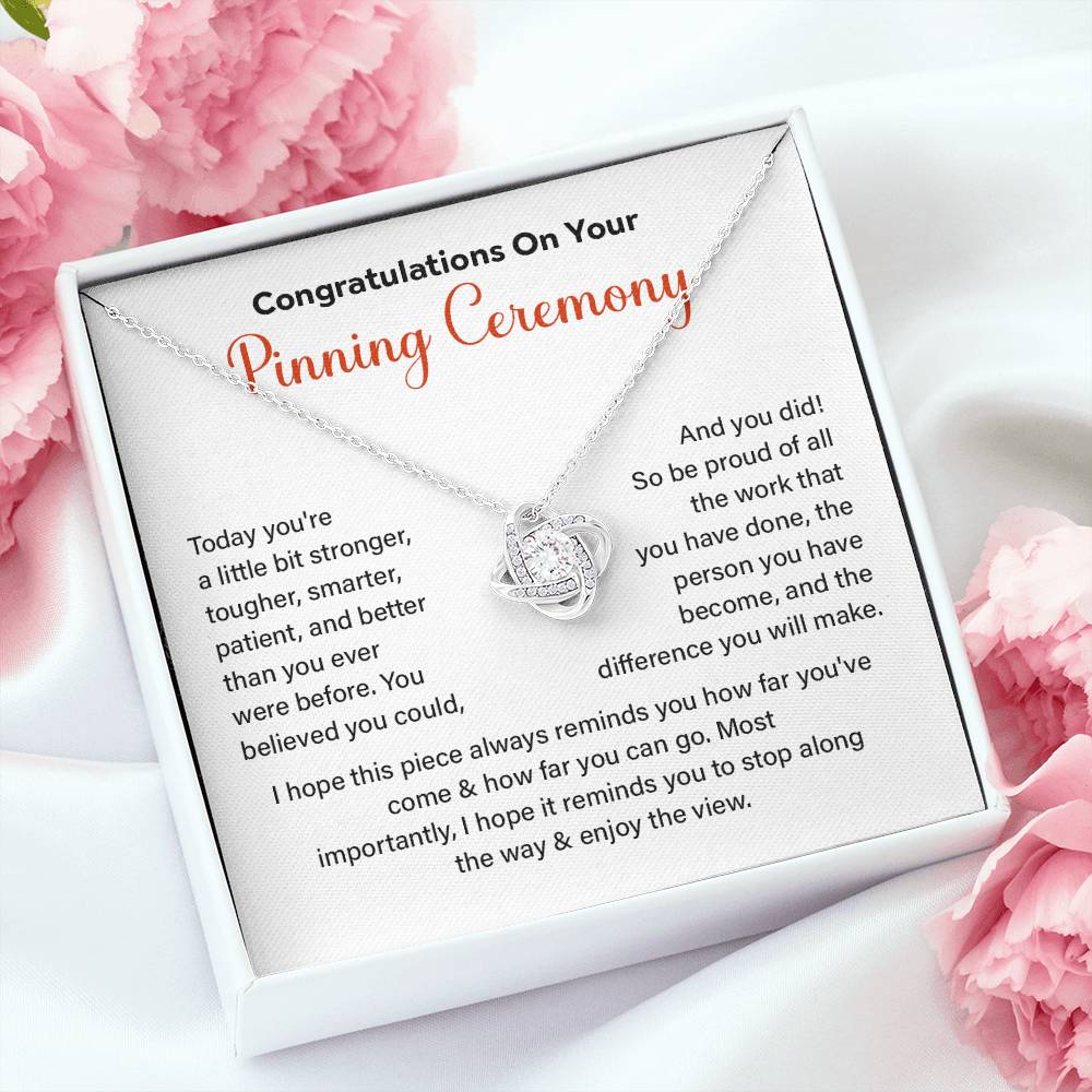 Congratulations On Your Pinning Ceremony Strength And Determination Jewelry Enjoy The View Necklace Best Wishes Necklace Path To Success Necklace Personal Growth Jewelry Motivational Jewelry For New Beginnings Meaningful Gift For Graduates