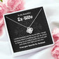 Funny Ex Wife Gift – Necklace with Message Card & Box