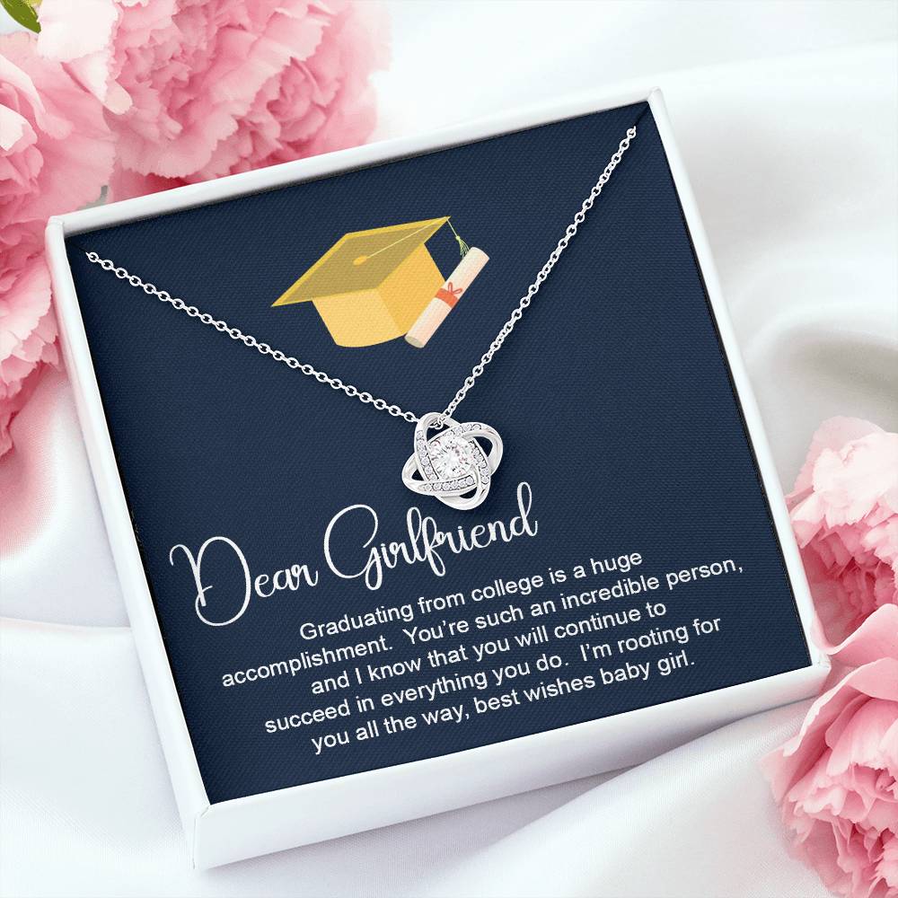 Dear Girlfriend Necklace Girlfriend Graduation Necklace Gift Gift For Graduation Necklace For Girlfriend Proud Of You Graduation Necklace Best Wishes Necklace For Girlfriend Sentimental Gift For Girlfriend Necklace For Girlfriend Necklace For Girlfriend