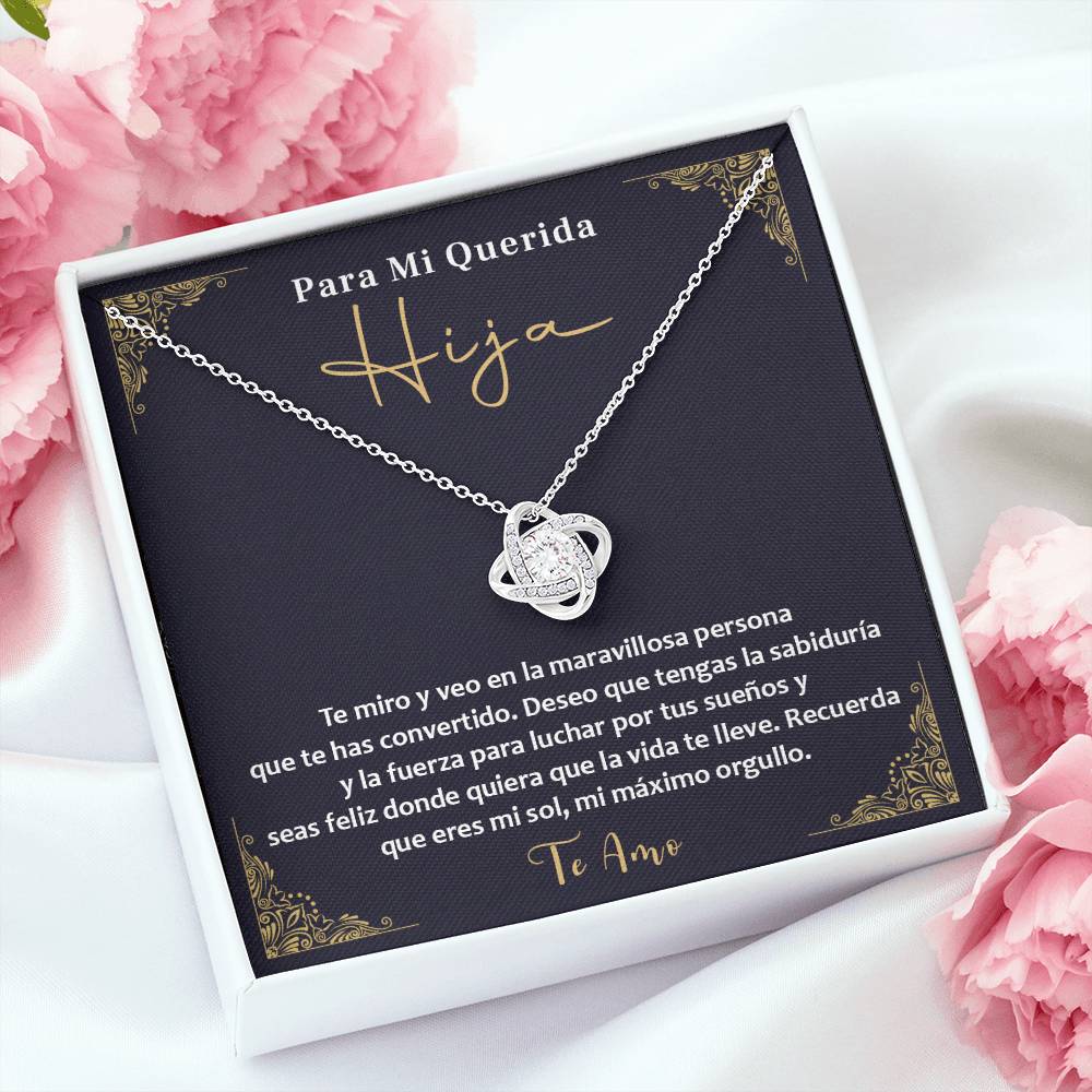 Collar Para Mi Querida Hija – Mensaje de Orgullo y Amor