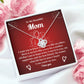 Mom Necklace Gift from Daughter with Gift Box