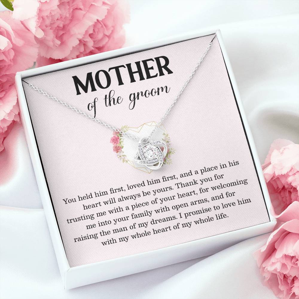 To The Mother Of The Groom Mother Of The Groom Necklace Gift Sentimental Jewelry For Mother Of The Groom Emotional Keepsake For Mother Jewelry Gift For Groom's Mom Special Gift For Groom's Mom Meaningful Gift For Groom's Mother