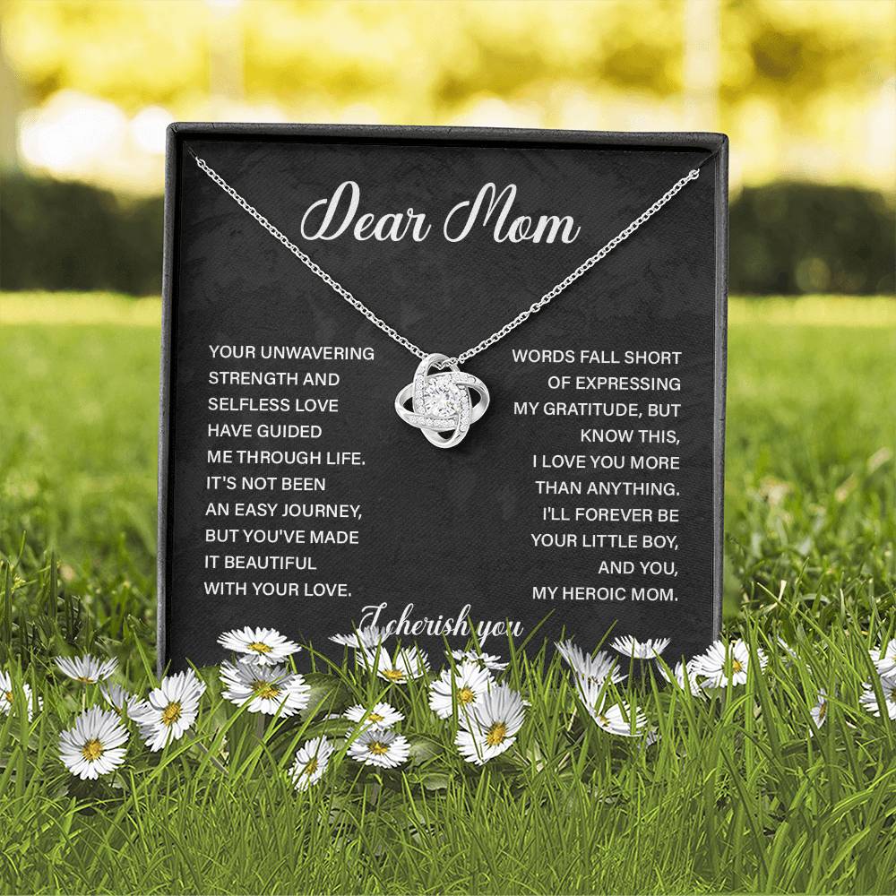 Dear Mom Dear Mom Necklace Gift Thoughtful Gift For Mom Unique Gift For Mother-child Bond Meaningful Gift For Mom Proud Son Gift For Mom Special Occasion Gift For Mom Best Mom Ever Necklace Spiritual Bond With Mom Necklace