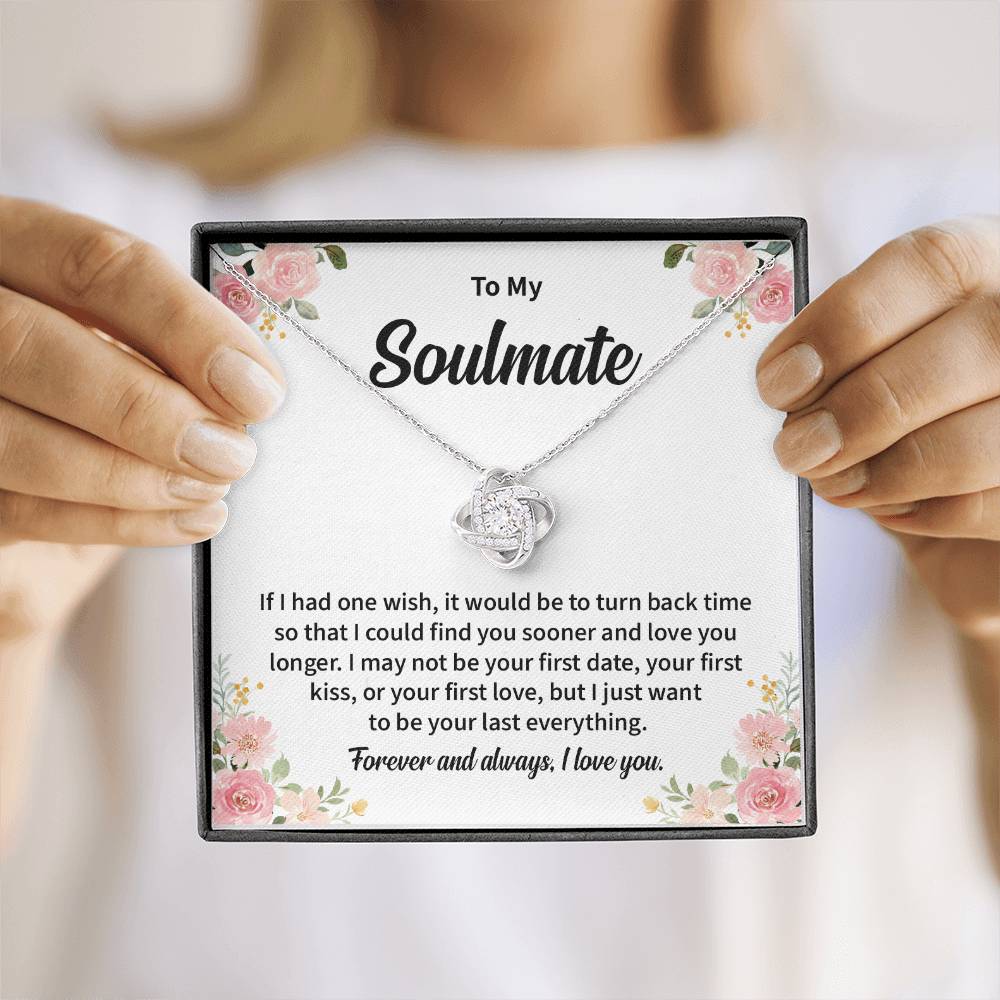 Soulmate Necklace Gift for Her – Romantic Jewelry Box