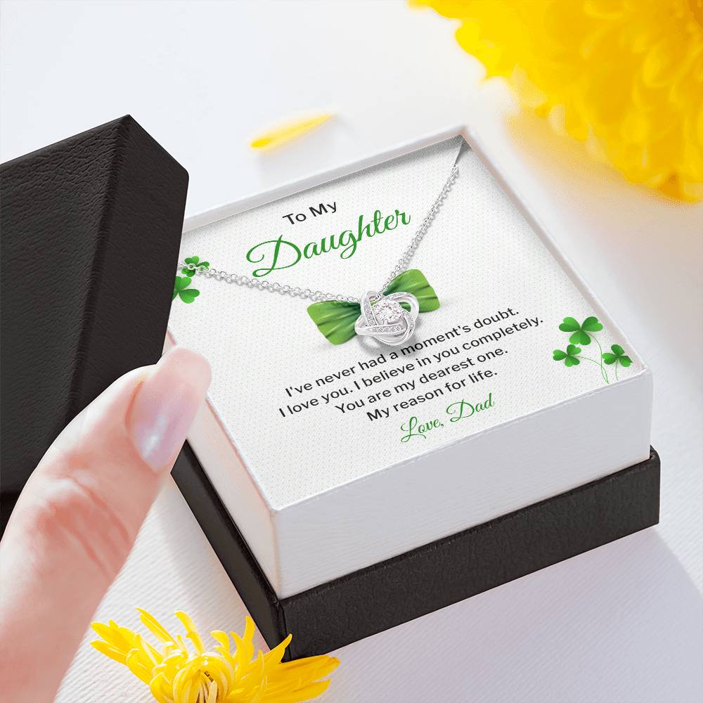 Daughter Gift from Dad – Green Gift Box & Card