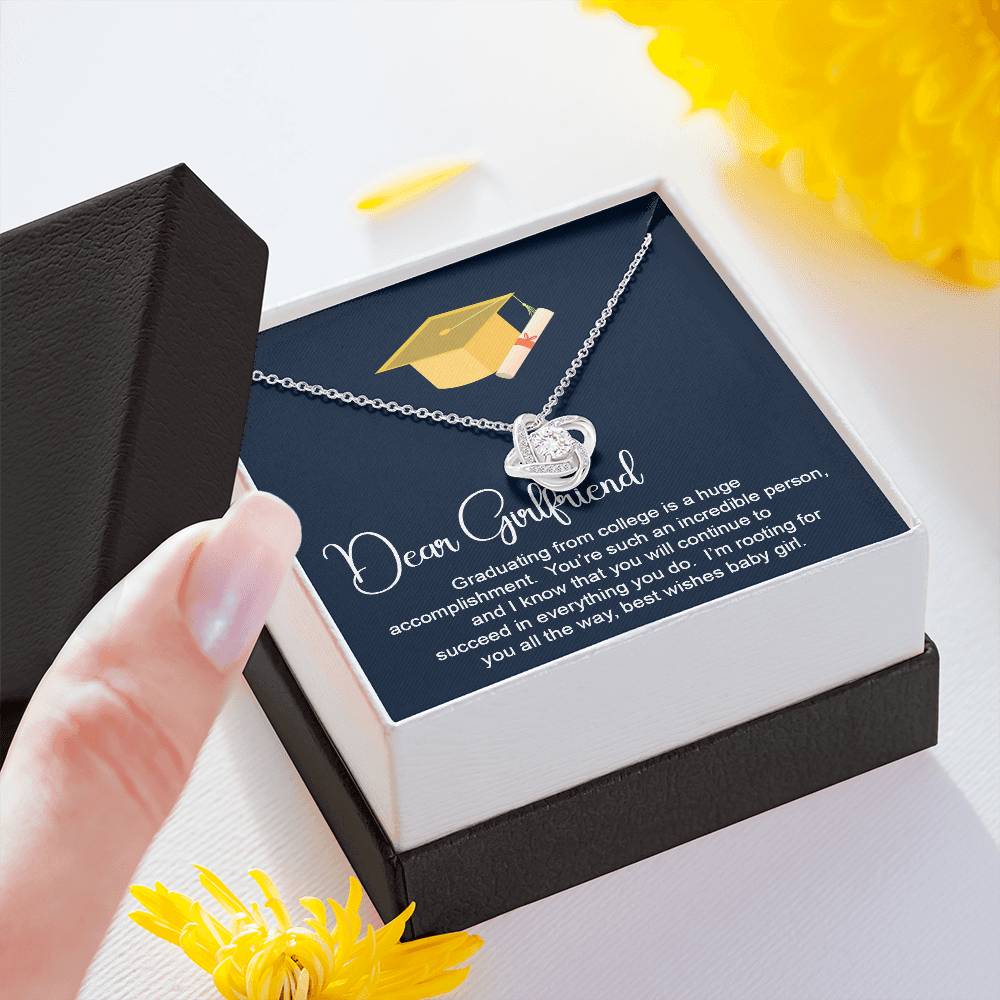 Dear Girlfriend Necklace Girlfriend Graduation Necklace Gift Gift For Graduation Necklace For Girlfriend Proud Of You Graduation Necklace Best Wishes Necklace For Girlfriend Sentimental Gift For Girlfriend Necklace For Girlfriend Necklace For Girlfriend