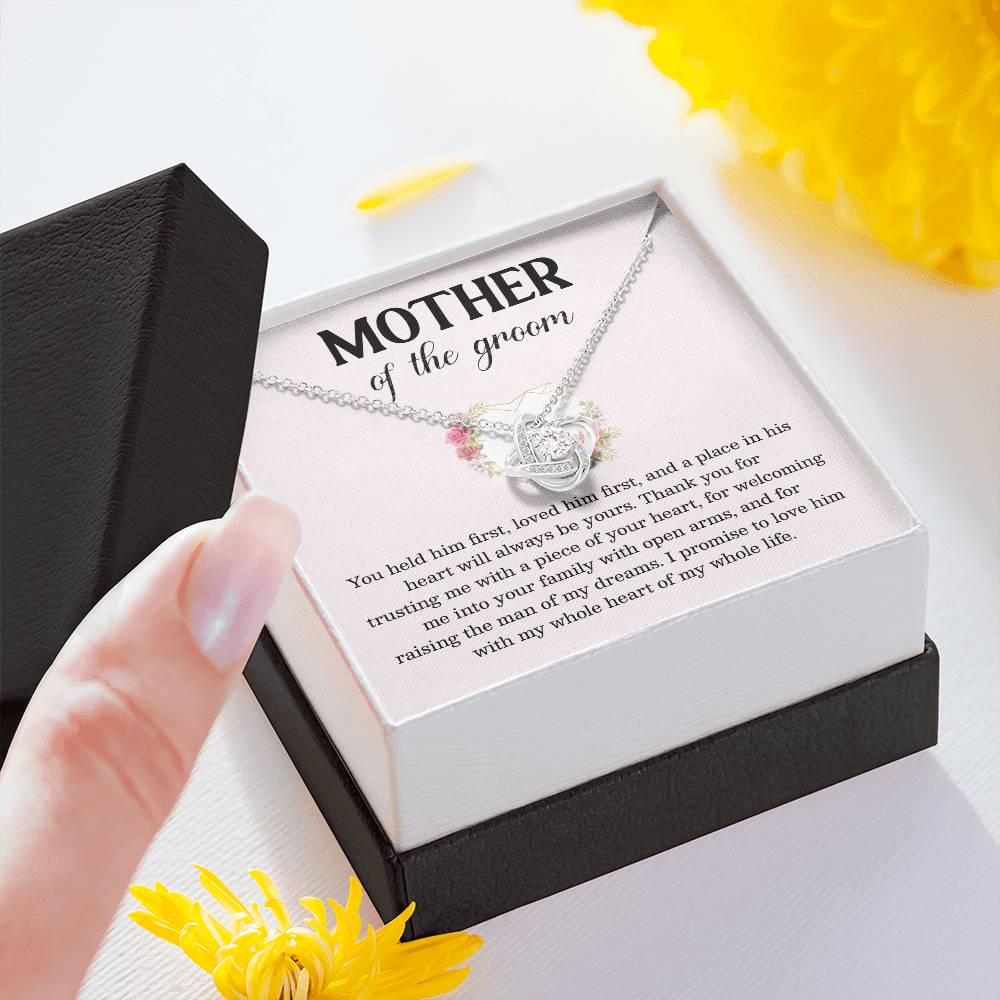 To The Mother Of The Groom Mother Of The Groom Necklace Gift Sentimental Jewelry For Mother Of The Groom Emotional Keepsake For Mother Jewelry Gift For Groom's Mom Special Gift For Groom's Mom Meaningful Gift For Groom's Mother