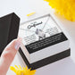 Girlfriend Necklace Gift with Message Card and Gift Box