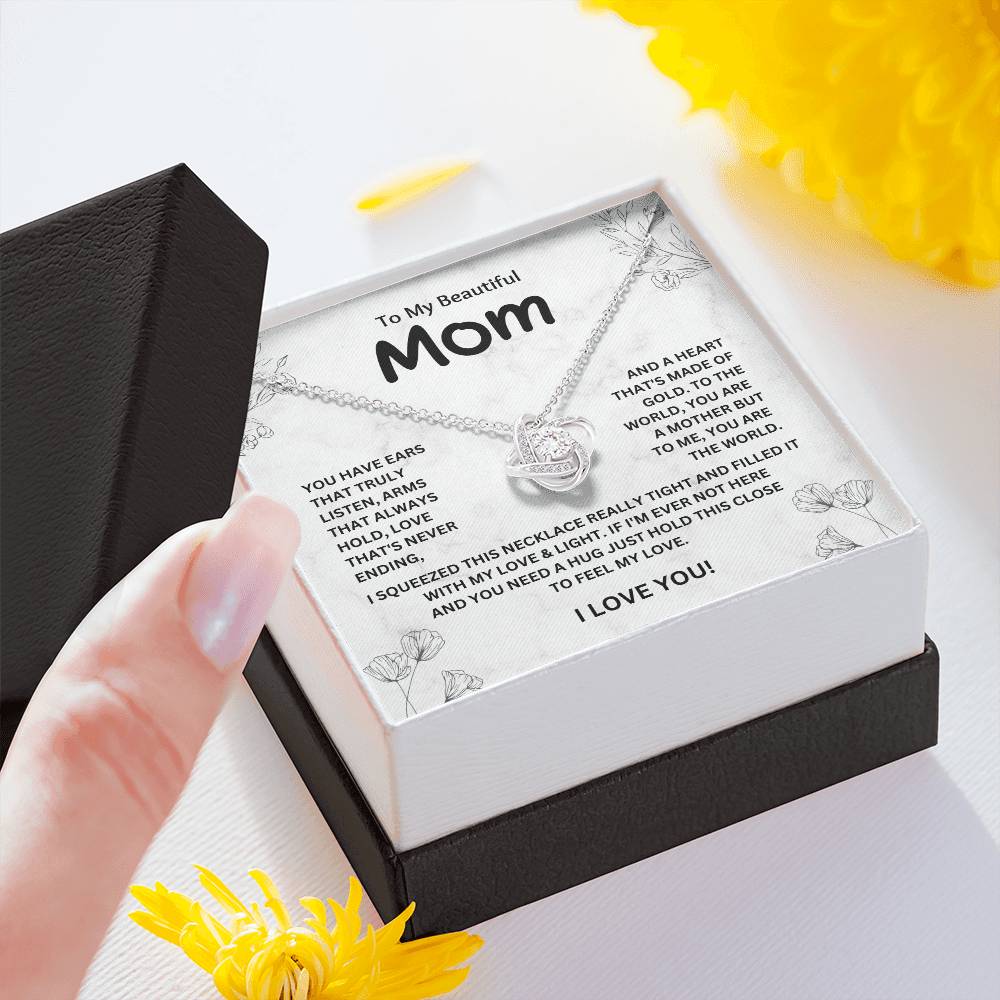 Necklace Gift for Mom from Daughter – Gift Box Included