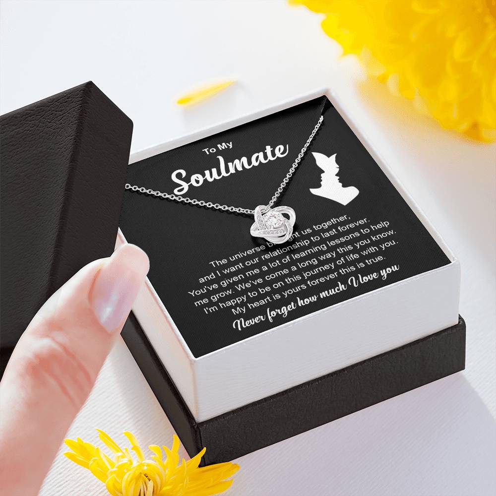 Soulmate Romantic Gift with Heartfelt Message Card