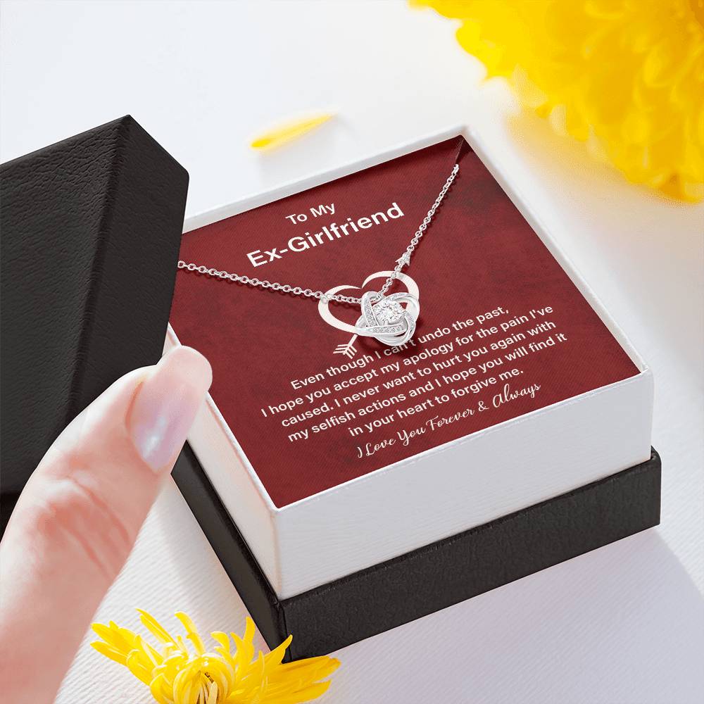 Apology Necklace Gift for Ex-Girlfriend with Gift Box
