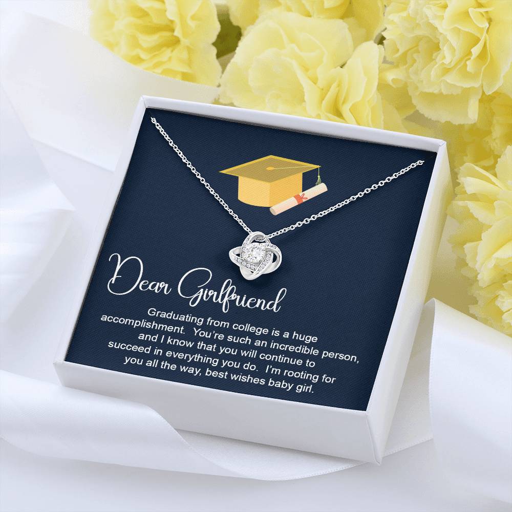 Dear Girlfriend Necklace Girlfriend Graduation Necklace Gift Gift For Graduation Necklace For Girlfriend Proud Of You Graduation Necklace Best Wishes Necklace For Girlfriend Sentimental Gift For Girlfriend Necklace For Girlfriend Necklace For Girlfriend