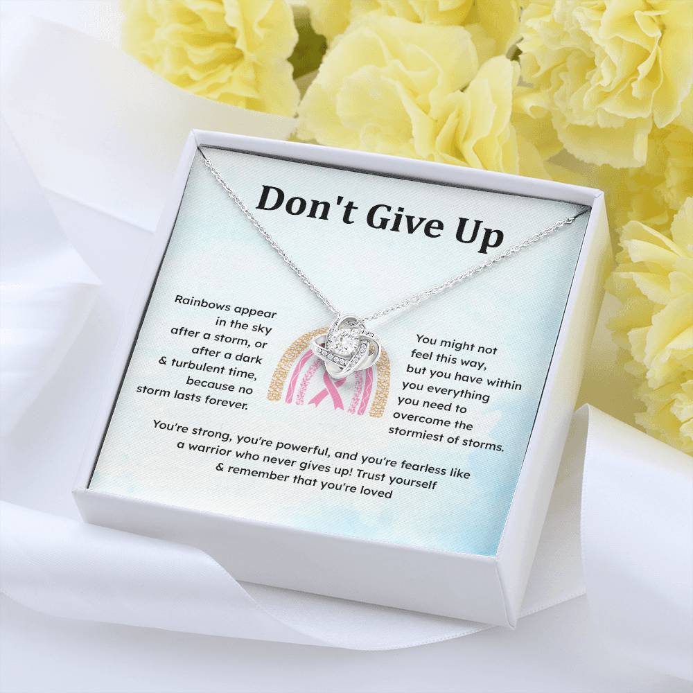 Don't Give Up Strength In Adversity Jewelry Don't Give Up Necklace Gift From Your Husband Meaningful Gift Supportive Gift Motivational Jewelry Never Give Up Necklace Breast Cancer Necklace For Soulmate Personal Growth Jewelry