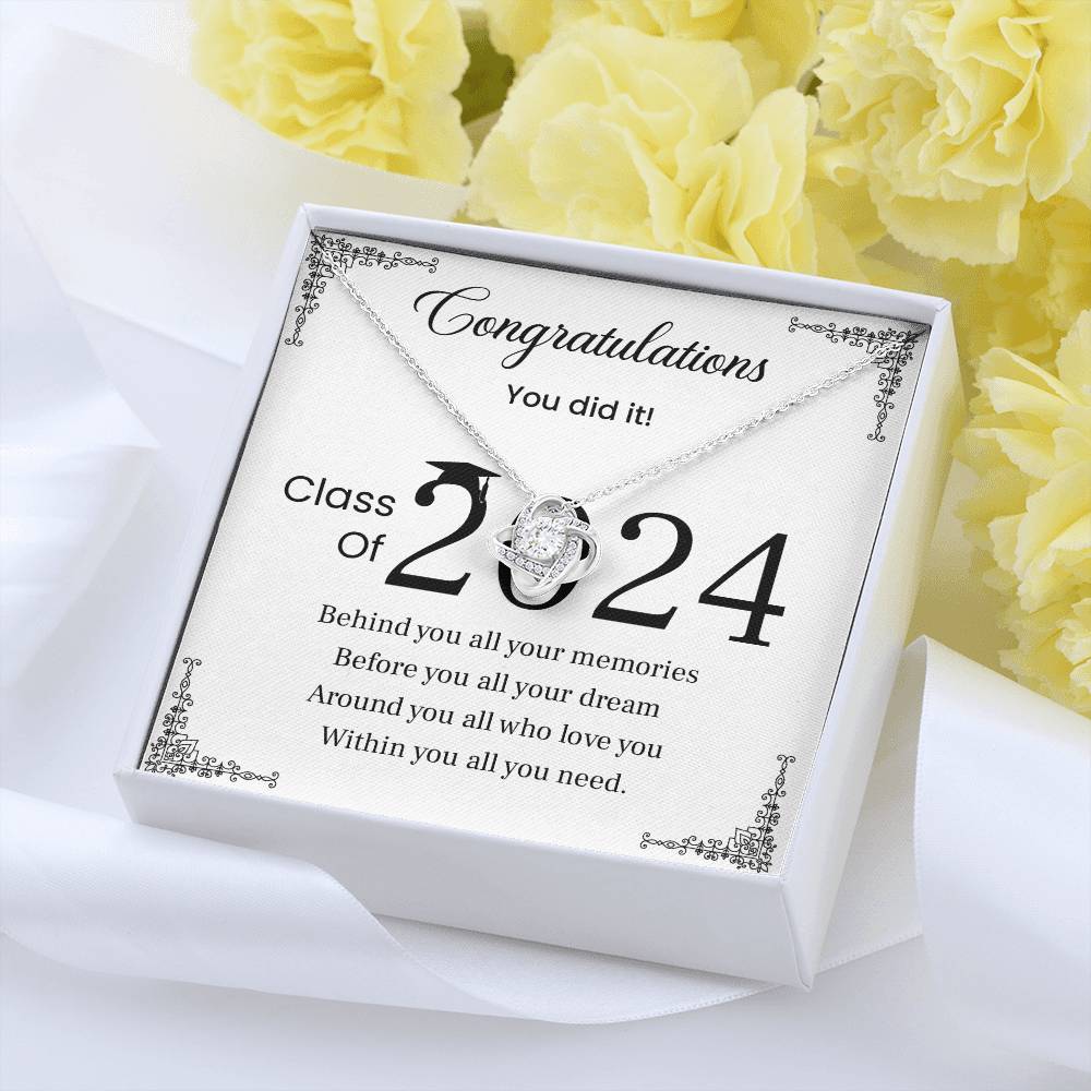 Congratulations Class Of 2024 Necklace Necklace For Bright Memories Celebrate Your Potential Necklace Necklace For Your Unique Gift For Class Of 2024 Celebration Proud Graduate Necklace Necklace For Future Dreams Class Of 2024 Graduation Necklace