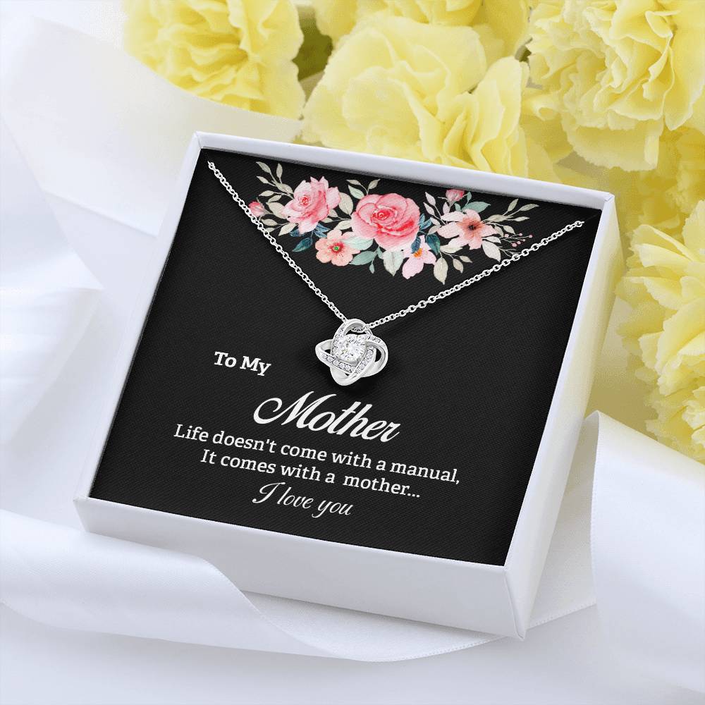 Mother Necklace Gift with Sentimental Message Card