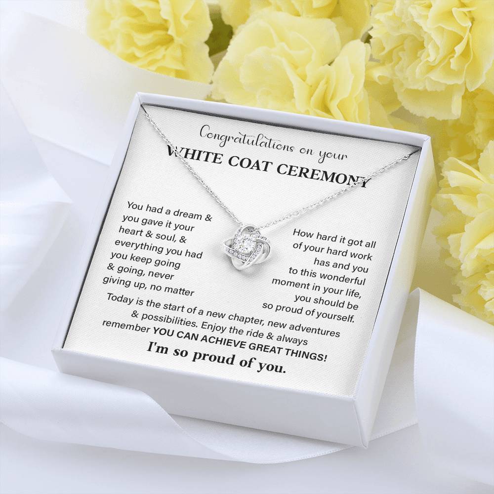 Congratulations On Your White Coat Ceremony White Coat Ceremony Congratulations Necklace New Beginnings Jewelry Meaningful Gift Supportive Gift Emotional Connection Necklace Motivational Jewelry You Are Amazing Necklace