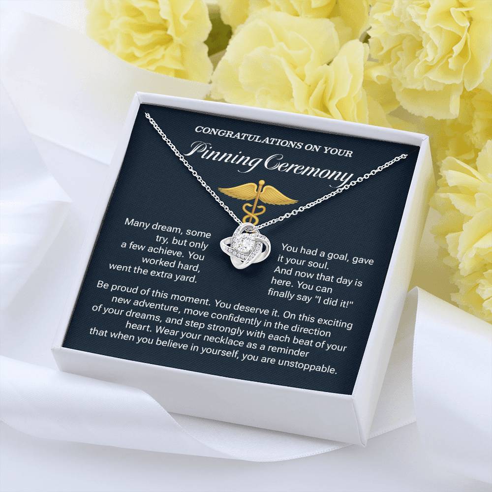 Congratulations On Your Pinning Ceremony Necklace Pinning Ceremony Necklace Gift Congratulations Pinning Ceremony Jewelry Believe In Yourself Necklace Jewelry For New Adventure Graduation Necklace Gift Necklace For Graduates