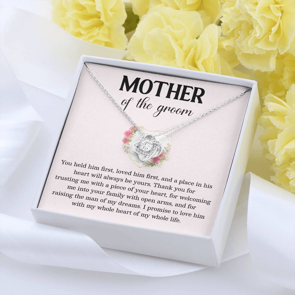 To The Mother Of The Groom Mother Of The Groom Necklace Gift Sentimental Jewelry For Mother Of The Groom Emotional Keepsake For Mother Jewelry Gift For Groom's Mom Special Gift For Groom's Mom Meaningful Gift For Groom's Mother