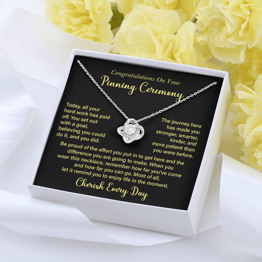 Congratulations On Your Pinning Ceremony Necklace Pinning Ceremony Necklace Gift Congratulations Pinning Ceremony Jewelry Journey Of Success Necklace Pinning Ceremony Milestone Necklace Necklace To Celebrate Hard Work Pinning Ceremony Keepsake Jewelry