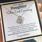 White Coat Ceremony Gift For Daughter Necklace With Gift Box