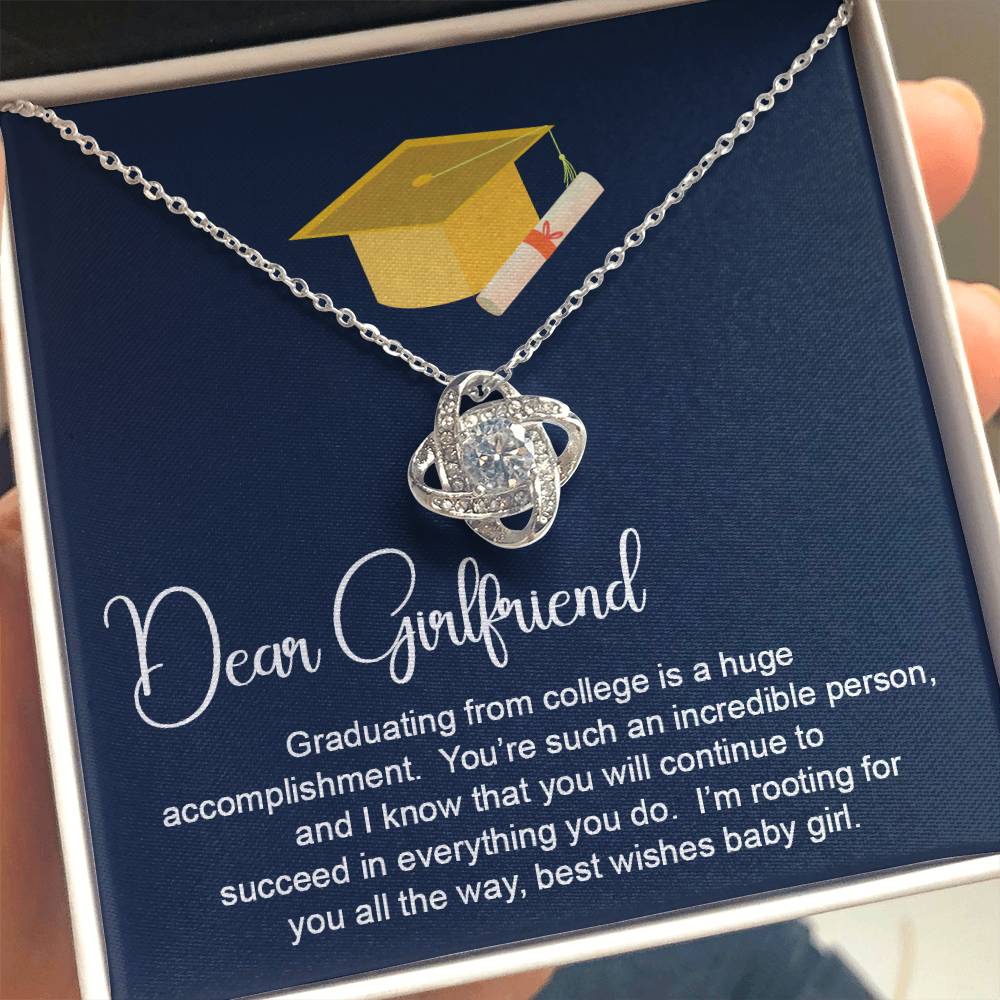 Dear Girlfriend Necklace Girlfriend Graduation Necklace Gift Gift For Graduation Necklace For Girlfriend Proud Of You Graduation Necklace Best Wishes Necklace For Girlfriend Sentimental Gift For Girlfriend Necklace For Girlfriend Necklace For Girlfriend