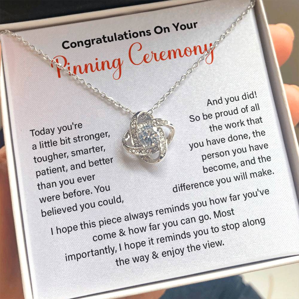 Congratulations On Your Pinning Ceremony Strength And Determination Jewelry Enjoy The View Necklace Best Wishes Necklace Path To Success Necklace Personal Growth Jewelry Motivational Jewelry For New Beginnings Meaningful Gift For Graduates