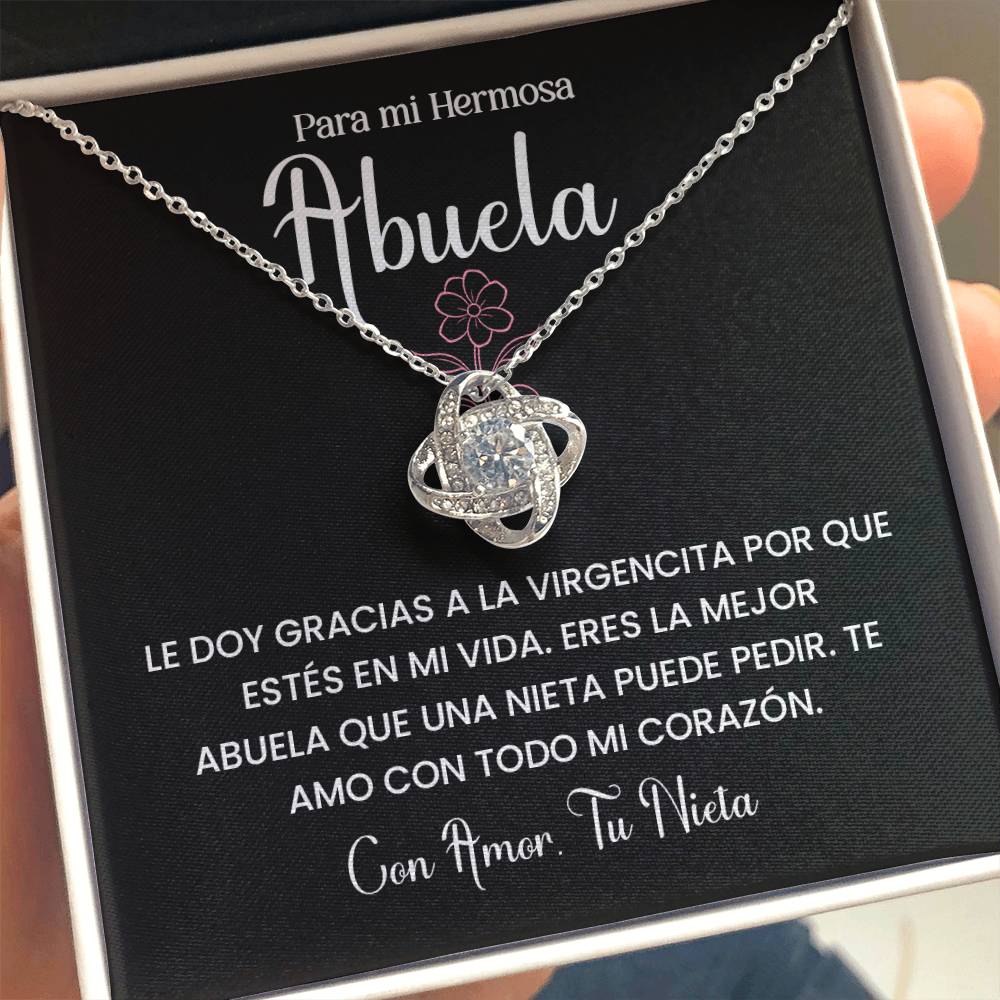 Collar Del Día De Los Abuelos Para Nieta Regalo Sincero Para Mi Hermosa Abuela Collar De Regalo Para Nieta Joyas Del Día De Los Abuelos Collar Sentimental Para Abuela Collar De Agradecimiento Para Abuela Regalo Especial Para Abuela Joyas Emocionales Para