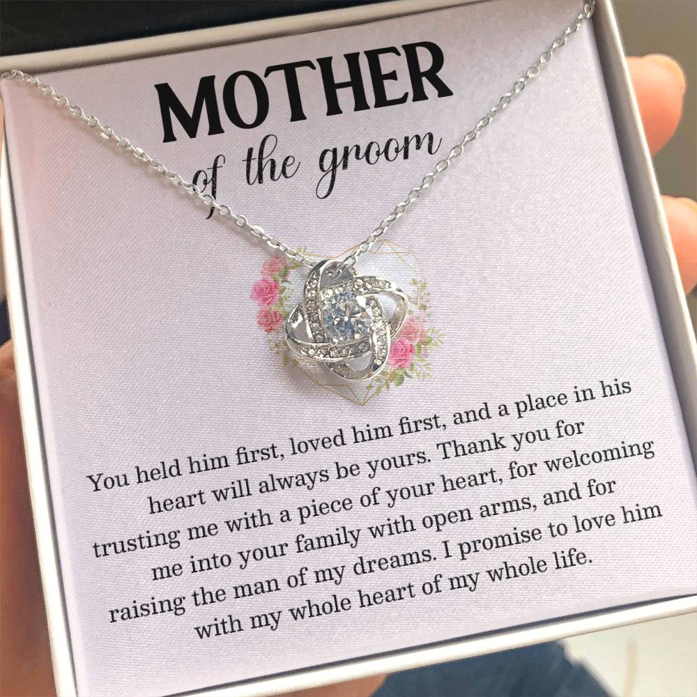 To The Mother Of The Groom Mother Of The Groom Necklace Gift Sentimental Jewelry For Mother Of The Groom Emotional Keepsake For Mother Jewelry Gift For Groom's Mom Special Gift For Groom's Mom Meaningful Gift For Groom's Mother