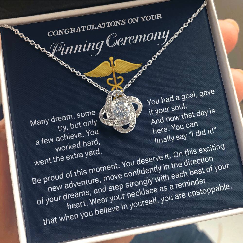 Congratulations On Your Pinning Ceremony Necklace Pinning Ceremony Necklace Gift Congratulations Pinning Ceremony Jewelry Believe In Yourself Necklace Jewelry For New Adventure Graduation Necklace Gift Necklace For Graduates