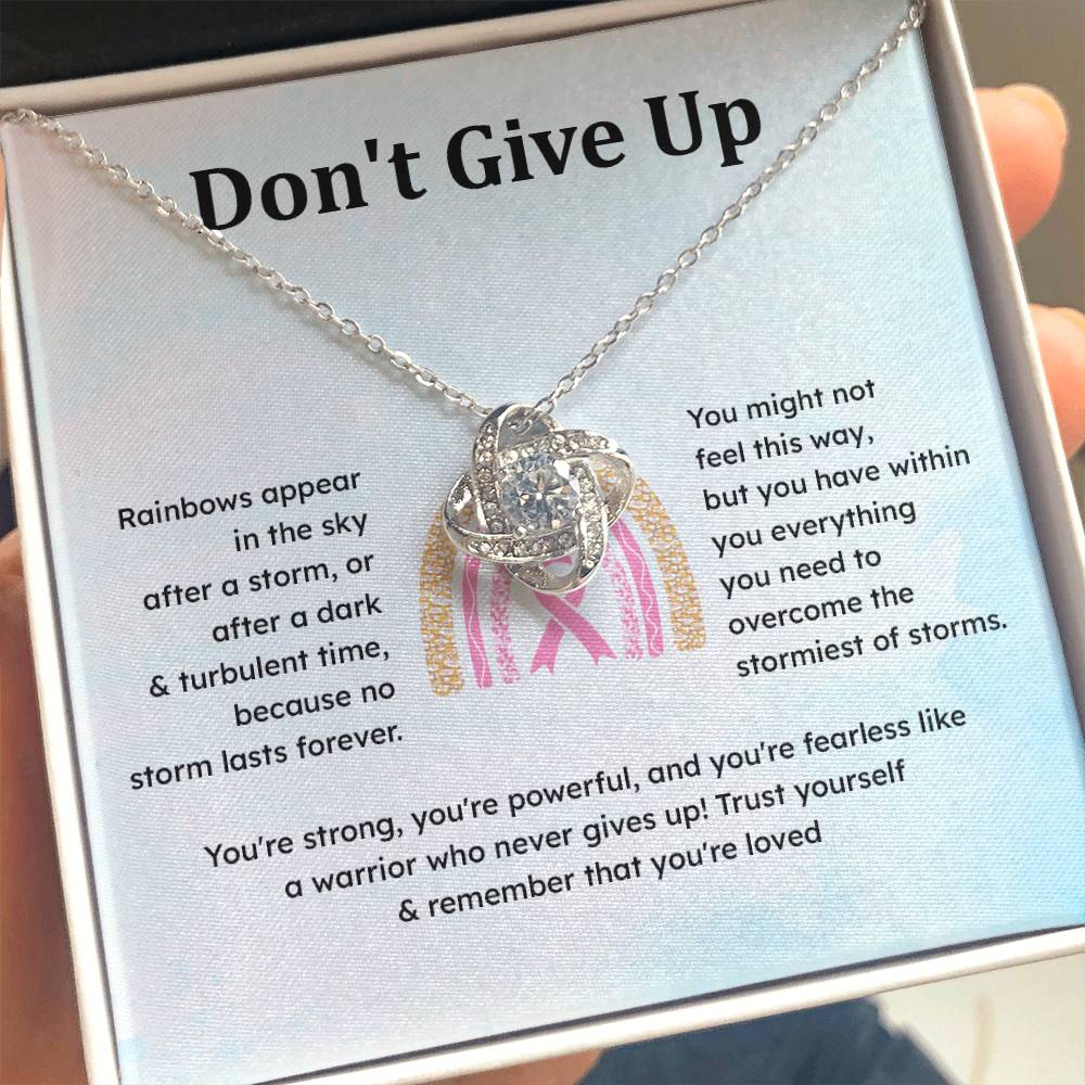 Don't Give Up Strength In Adversity Jewelry Don't Give Up Necklace Gift From Your Husband Meaningful Gift Supportive Gift Motivational Jewelry Never Give Up Necklace Breast Cancer Necklace For Soulmate Personal Growth Jewelry