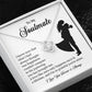 Soulmate Necklace – Gift for Wife or Girlfriend with Romantic Message