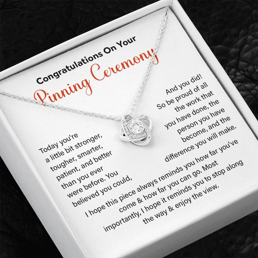 Congratulations On Your Pinning Ceremony Strength And Determination Jewelry Enjoy The View Necklace Best Wishes Necklace Path To Success Necklace Personal Growth Jewelry Motivational Jewelry For New Beginnings Meaningful Gift For Graduates