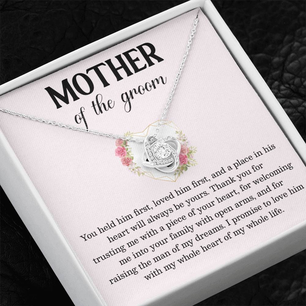 To The Mother Of The Groom Mother Of The Groom Necklace Gift Sentimental Jewelry For Mother Of The Groom Emotional Keepsake For Mother Jewelry Gift For Groom's Mom Special Gift For Groom's Mom Meaningful Gift For Groom's Mother