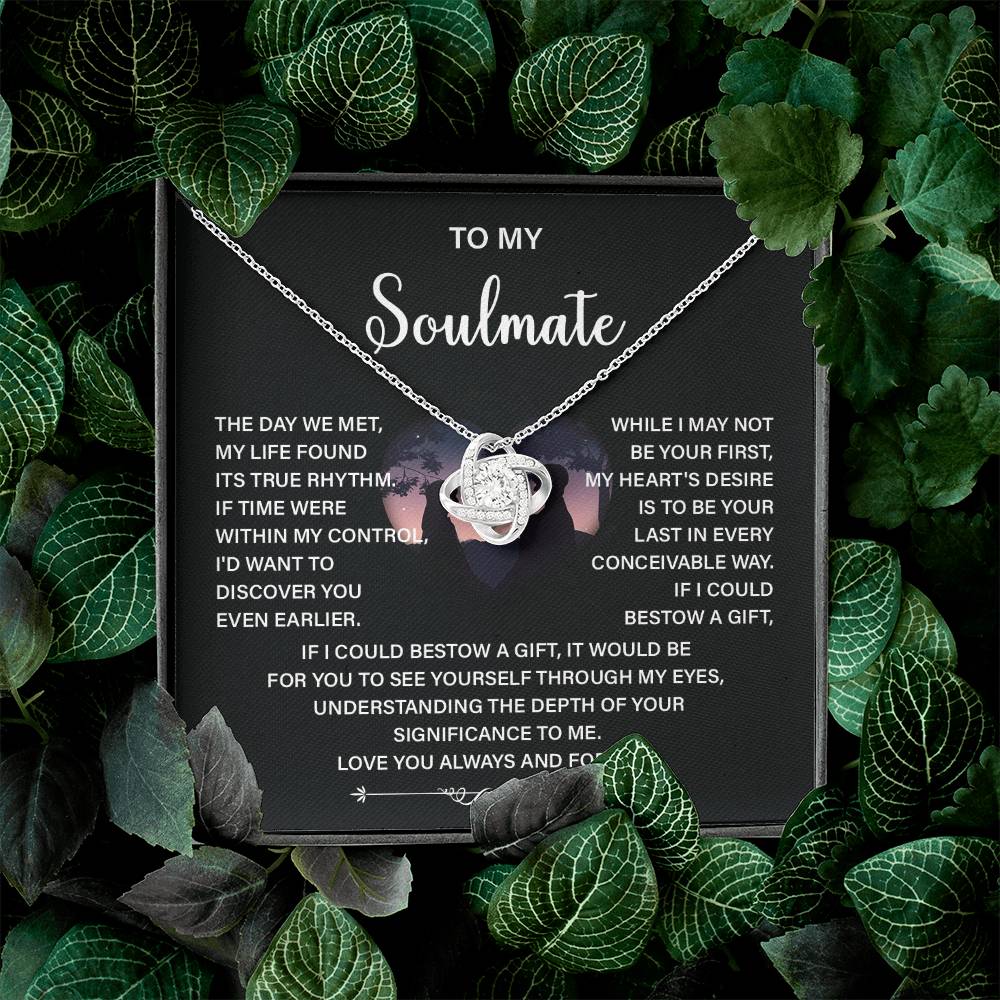 Soulmate Necklace Gift – Love You Always & Forever