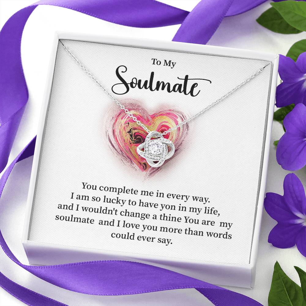 Soulmate Necklace for Her – Romantic Gift Box