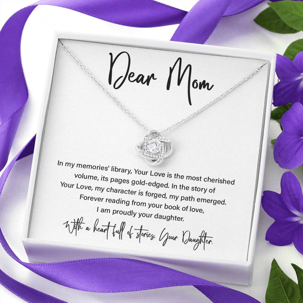 Dear Mom, Best Necklace Gift From Daughters To Mom Inspirational Necklace Gift Best Mother’s Day Necklace Gift Mother-daughter Bond Necklace Gift Jewelry Gift Necklace With Message Thoughtful Gift Necklace Sentimental Necklace Gift